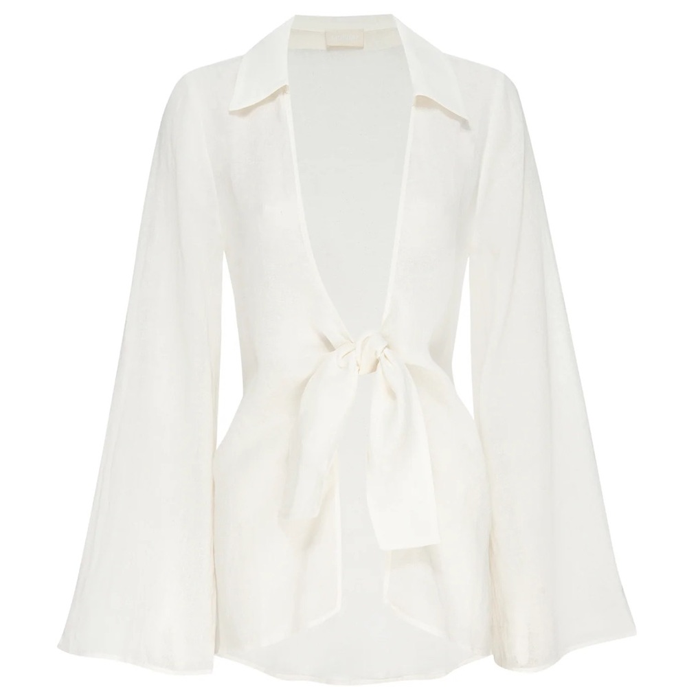 GRENADA TUNIC - IVORY, Monday Swimwear
